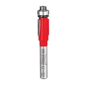 3/8" (dia.) Bearing Flush Trim Bit with 1/4" shank, 2-5/16" overall length