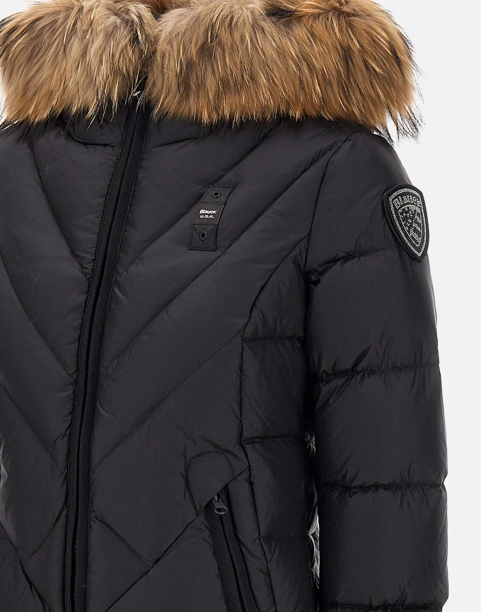 Alicia Black Down Jacket for Women