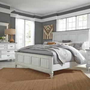 Allyson Park 417-BR-QPBDM Queen Panel Bed, Dresser & Mirror