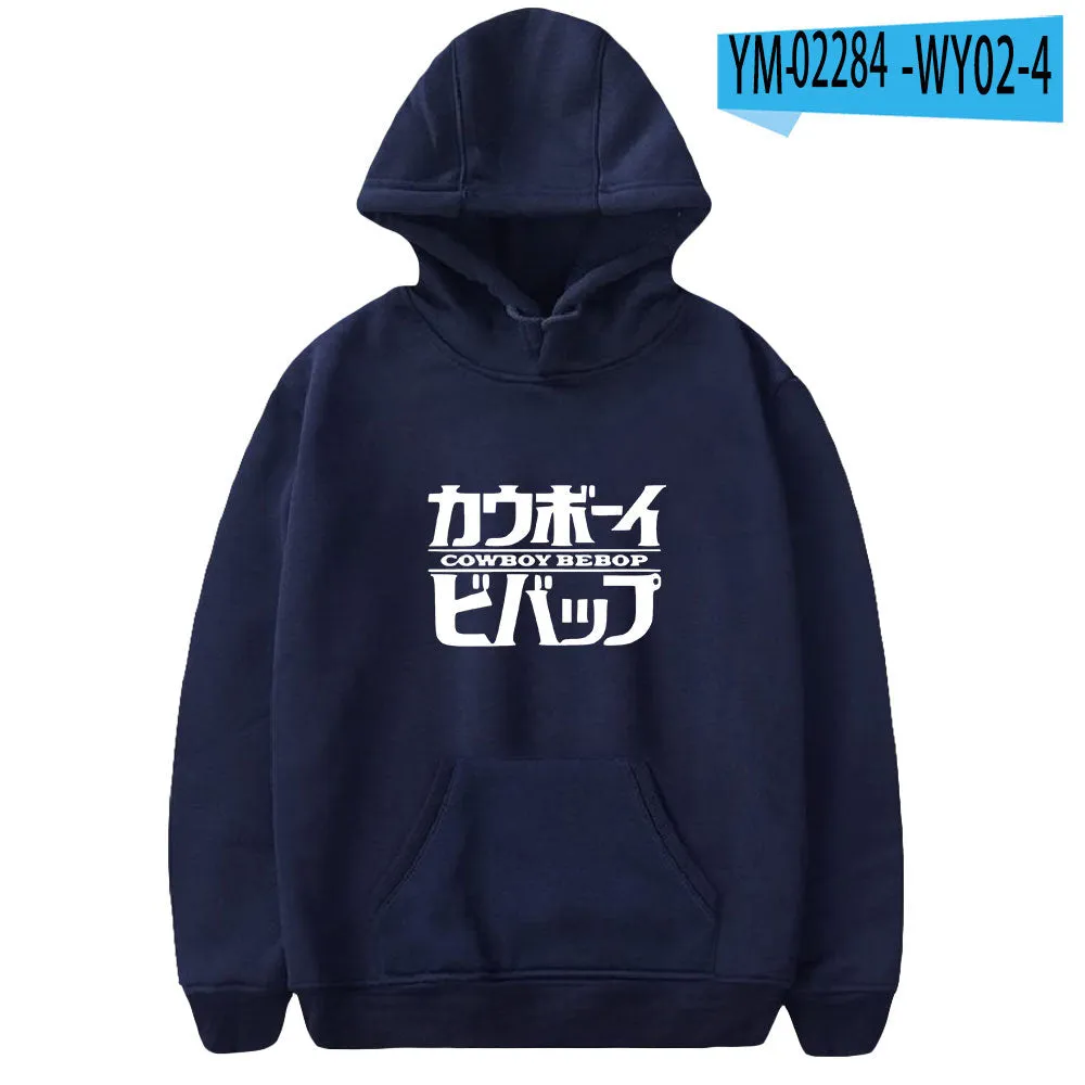 Anime COWBOY BEBOP Hoodies Pullover Streetwear Oversized Sweatshirt Hoodie