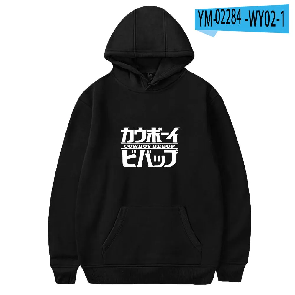 Anime COWBOY BEBOP Hoodies Pullover Streetwear Oversized Sweatshirt Hoodie