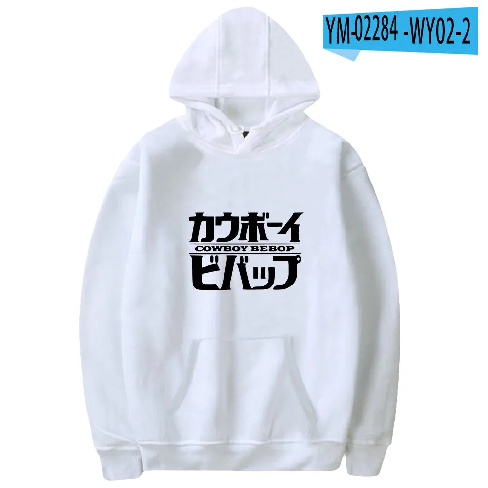 Anime COWBOY BEBOP Hoodies Pullover Streetwear Oversized Sweatshirt Hoodie