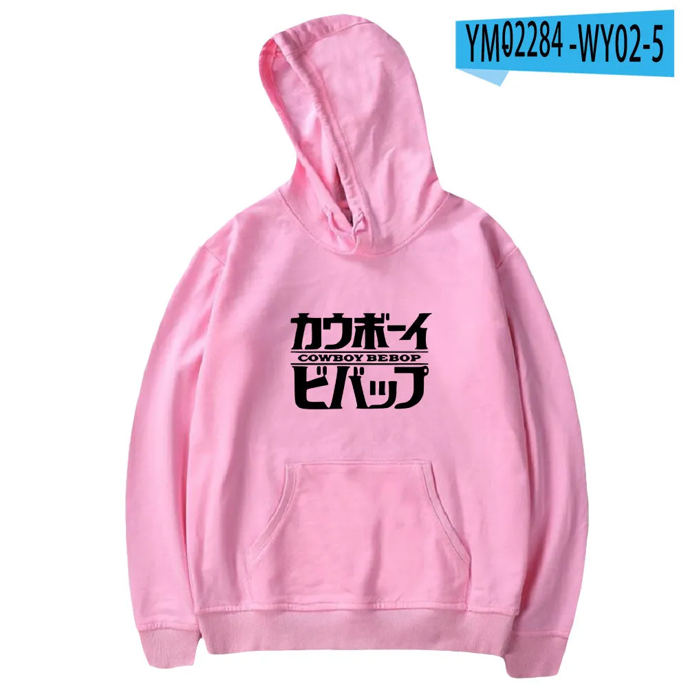 Anime COWBOY BEBOP Hoodies Pullover Streetwear Oversized Sweatshirt Hoodie