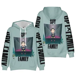Anime Spy X Family Hoodies 3D Casual Oversized Pullovers Sweatshirts
