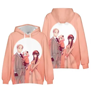 Anime Spy X Family Hoodies 3D Streetwear Sweatshirts Casual Oversized Pullovers