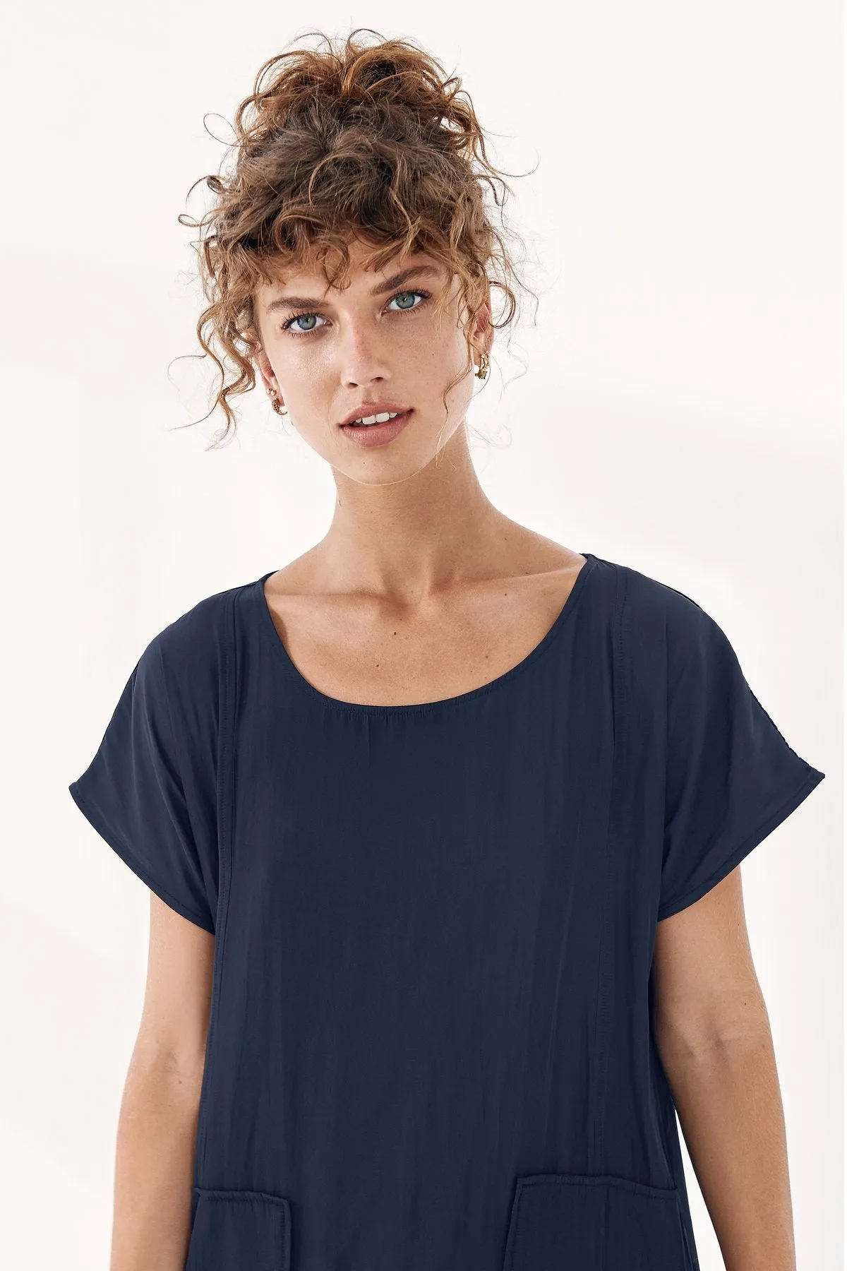 Anpassa Dress- Navy
