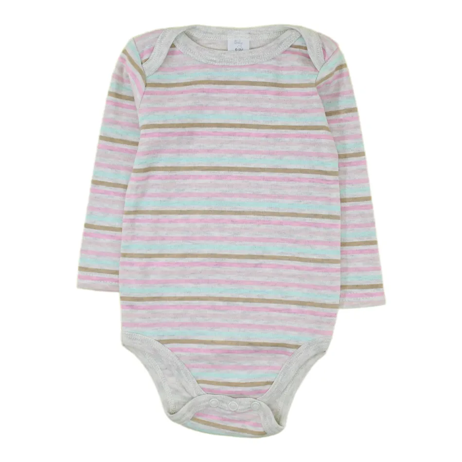 Baby Kiss 3 Pk Full Sleeves Cotton Bodysuits - Little & Loved