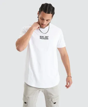 Blockade Dual Curved Tee Optical White