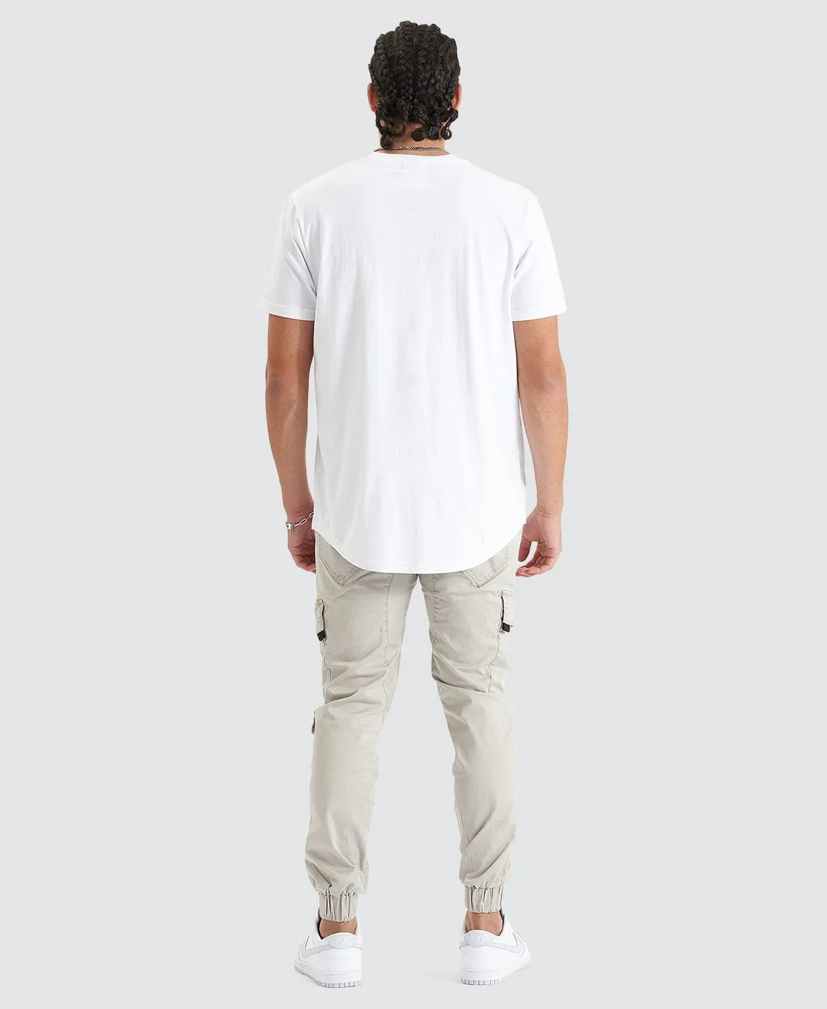 Blockade Dual Curved Tee Optical White