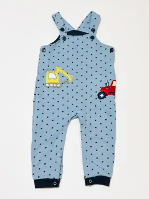 Blue fleece overalls - Size 1