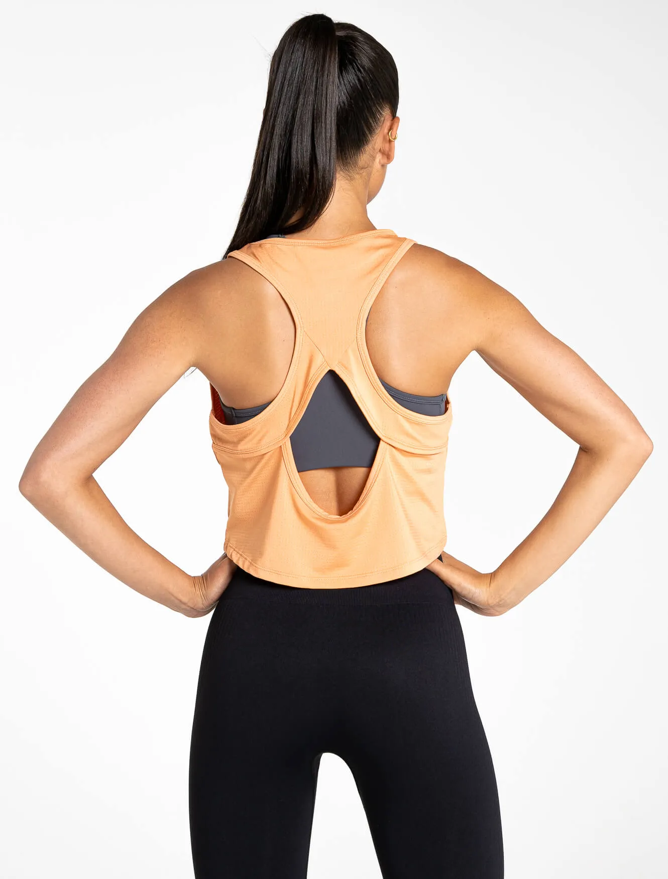 Breeze Crop Tank - Coral