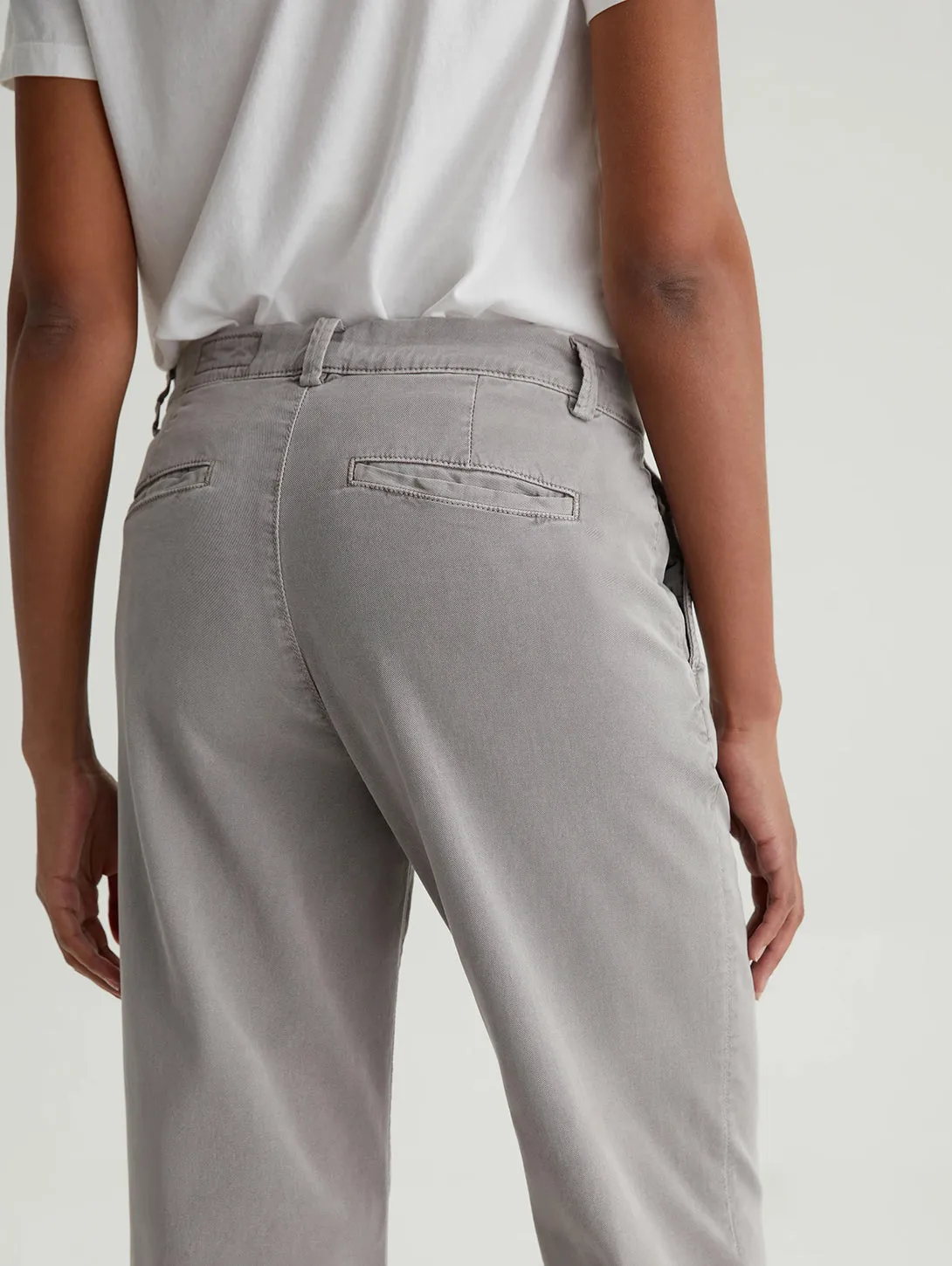 Caden Straight Trouser - Sulfur Pebble Grey