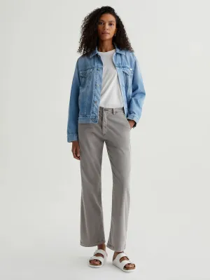 Caden Straight Trouser - Sulfur Pebble Grey