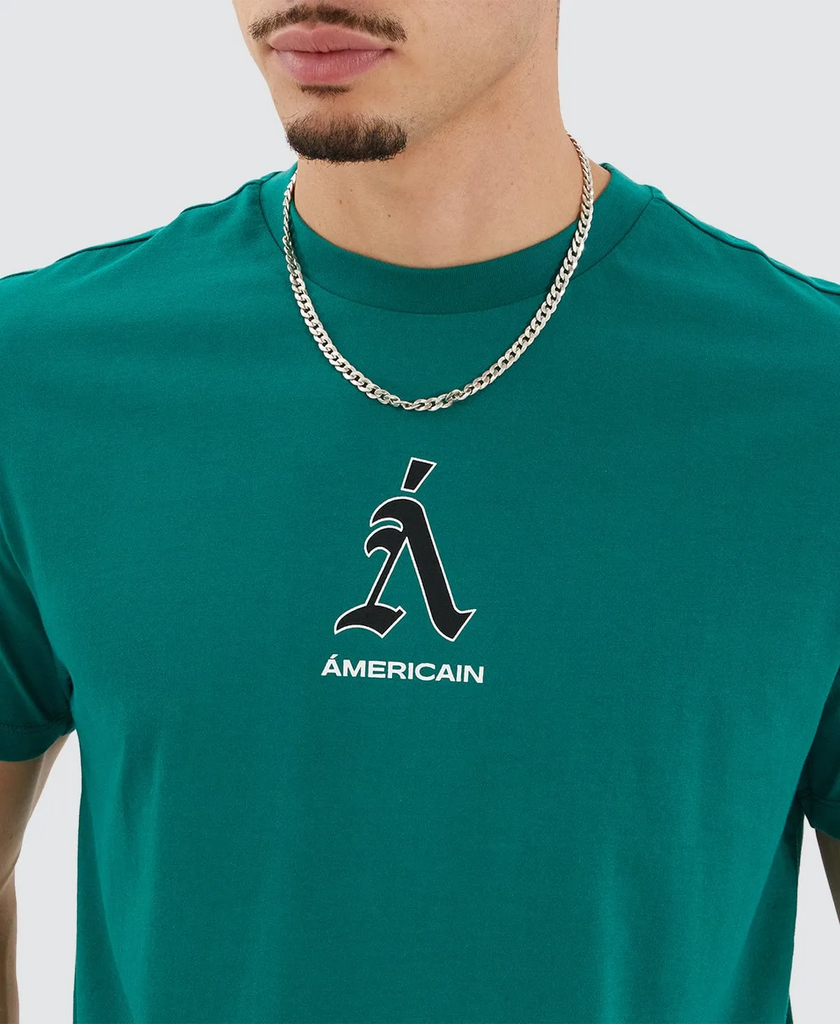 Centeno Dual Curved Tee Alpine Green