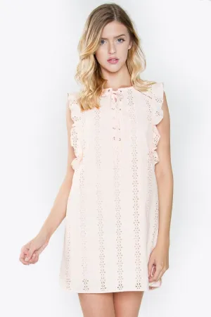 Coretta Blush Shift Dress