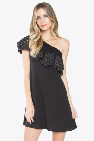 Corsette One Shoulder Dress