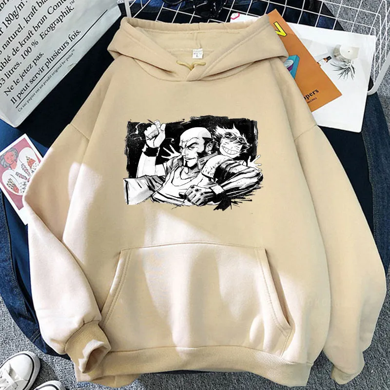 Cowboy Bebop Anime Hoodies Edward Wong Hau Pepelu Tivrusky IV Jet Manga Oversized Sweatshirts