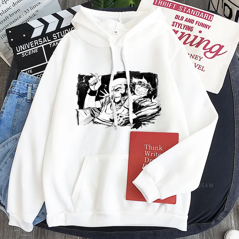 Cowboy Bebop Anime Hoodies Edward Wong Hau Pepelu Tivrusky IV Jet Manga Oversized Sweatshirts