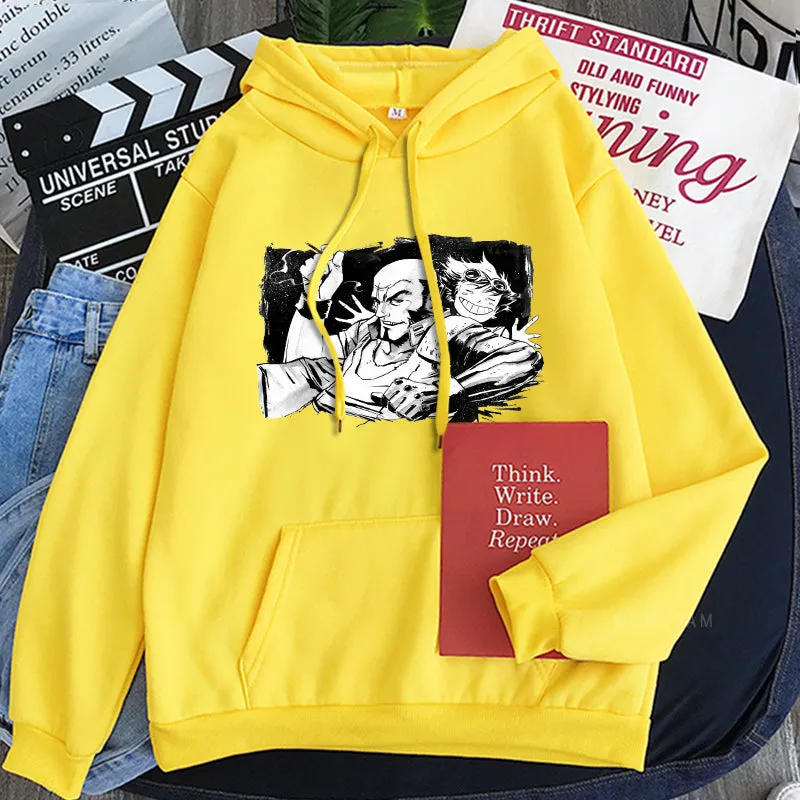 Cowboy Bebop Anime Hoodies Edward Wong Hau Pepelu Tivrusky IV Jet Manga Oversized Sweatshirts
