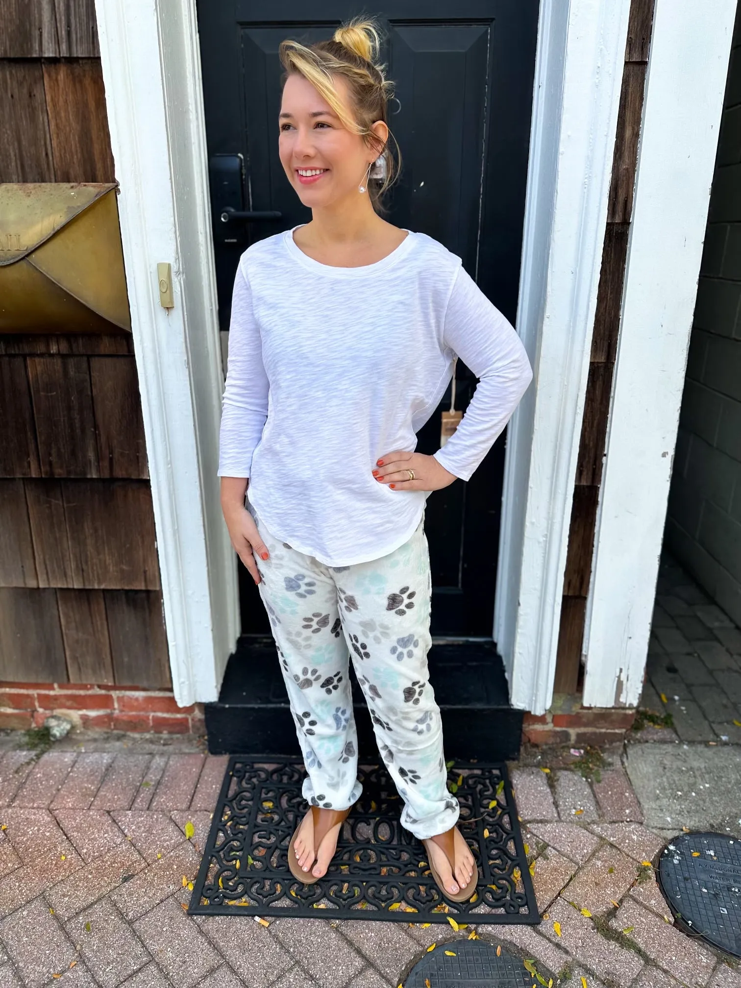 Dog Paw Fleece Lounge Pants