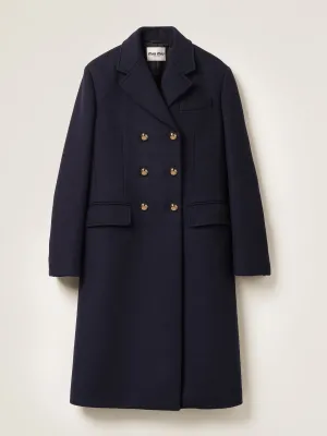 Double-breasted cloth coat
