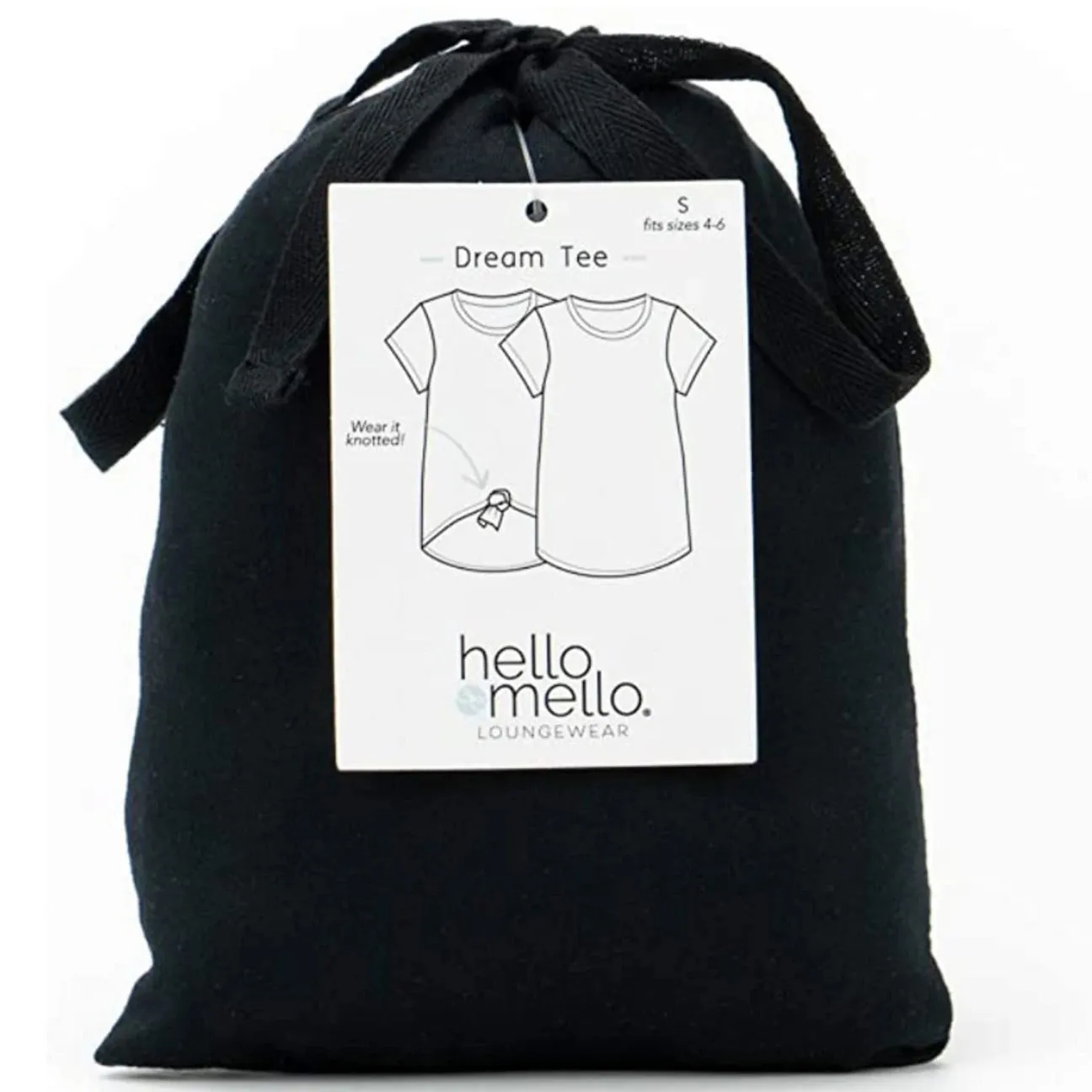 Dream Tee Black by Hello Mello