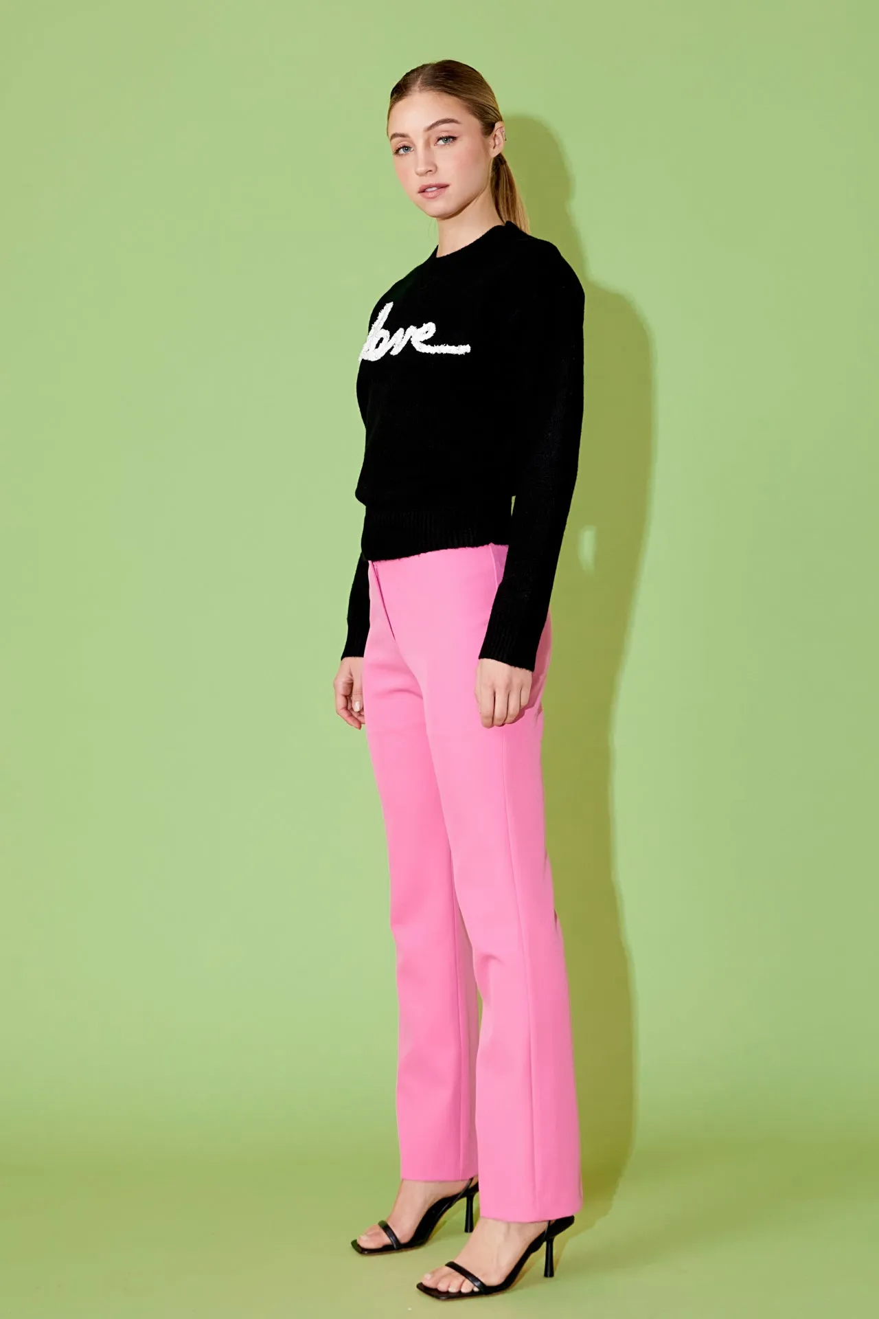 Endless Rose - Full Length Low Rise Pants