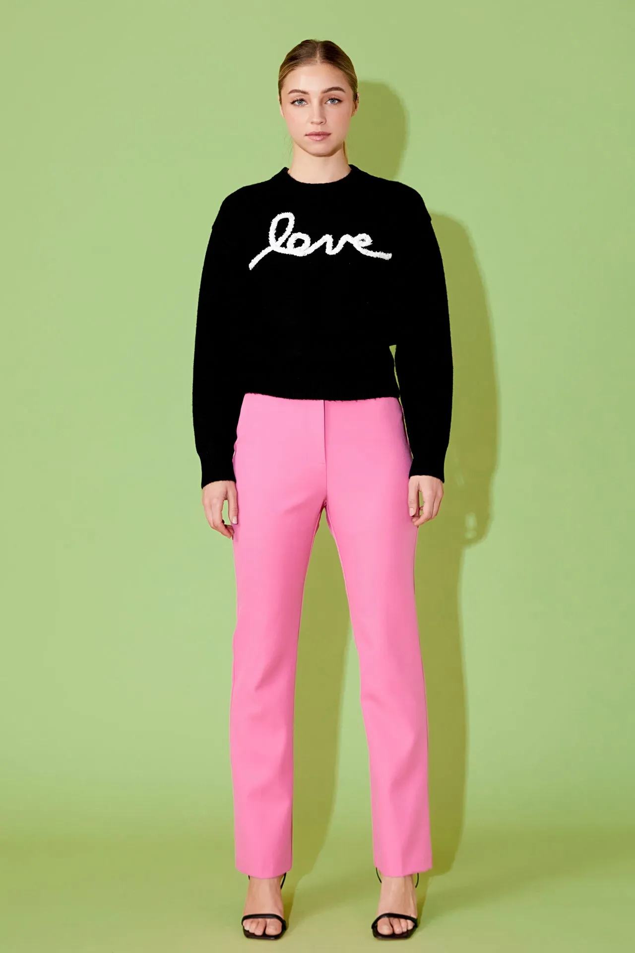 Endless Rose - Full Length Low Rise Pants