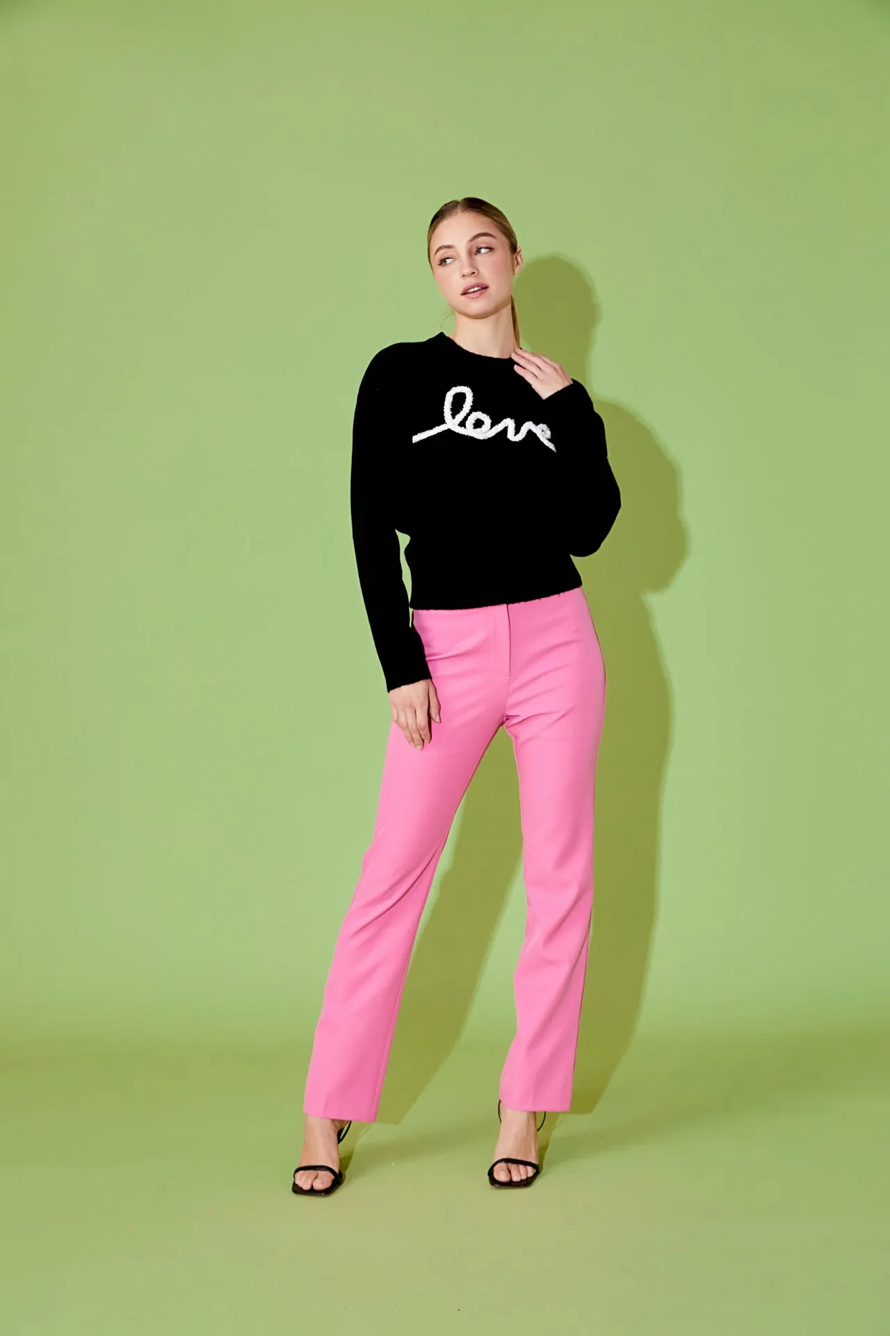 Endless Rose - Full Length Low Rise Pants