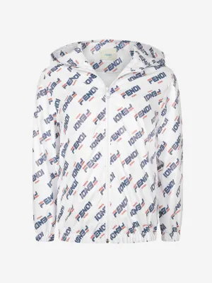 Fendi Mania Logo Print Jacket