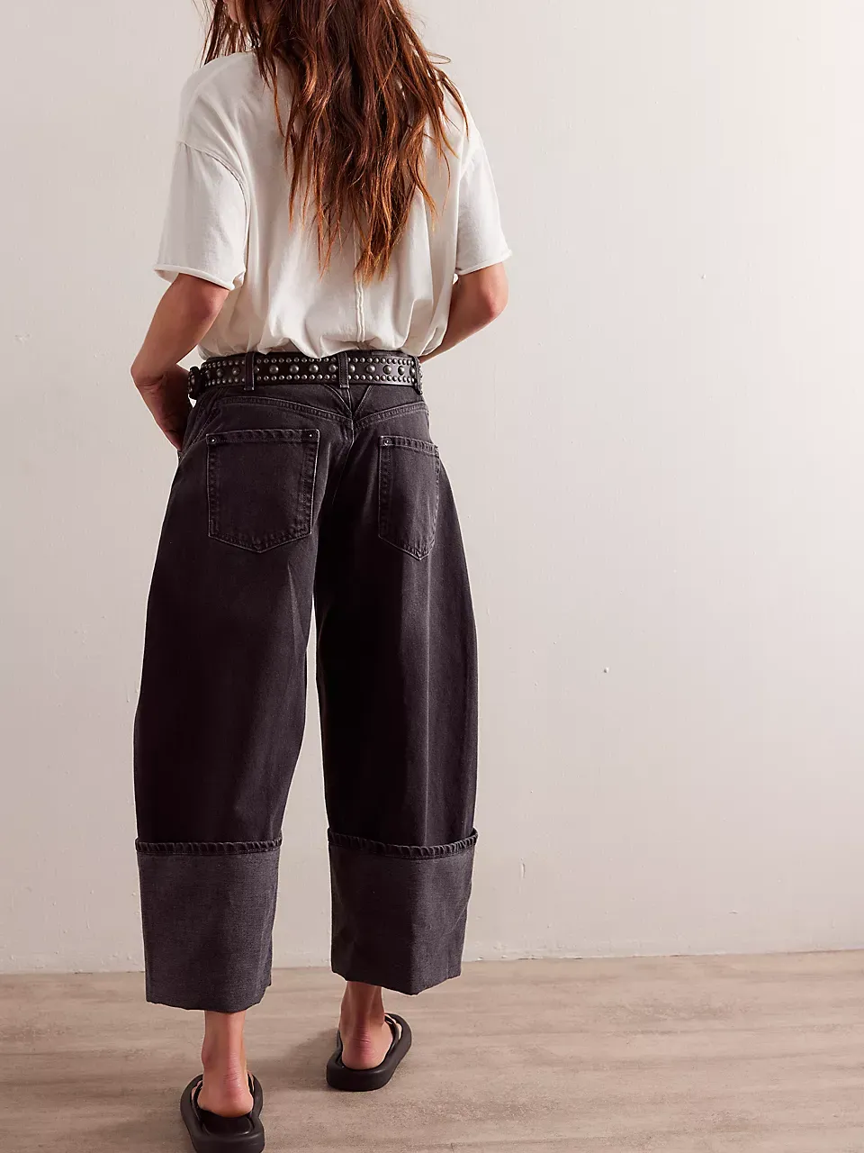 Free People - Olsen Cuffed Barrel - Black Ice