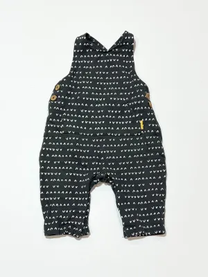 Grey fleece overalls - Size 000