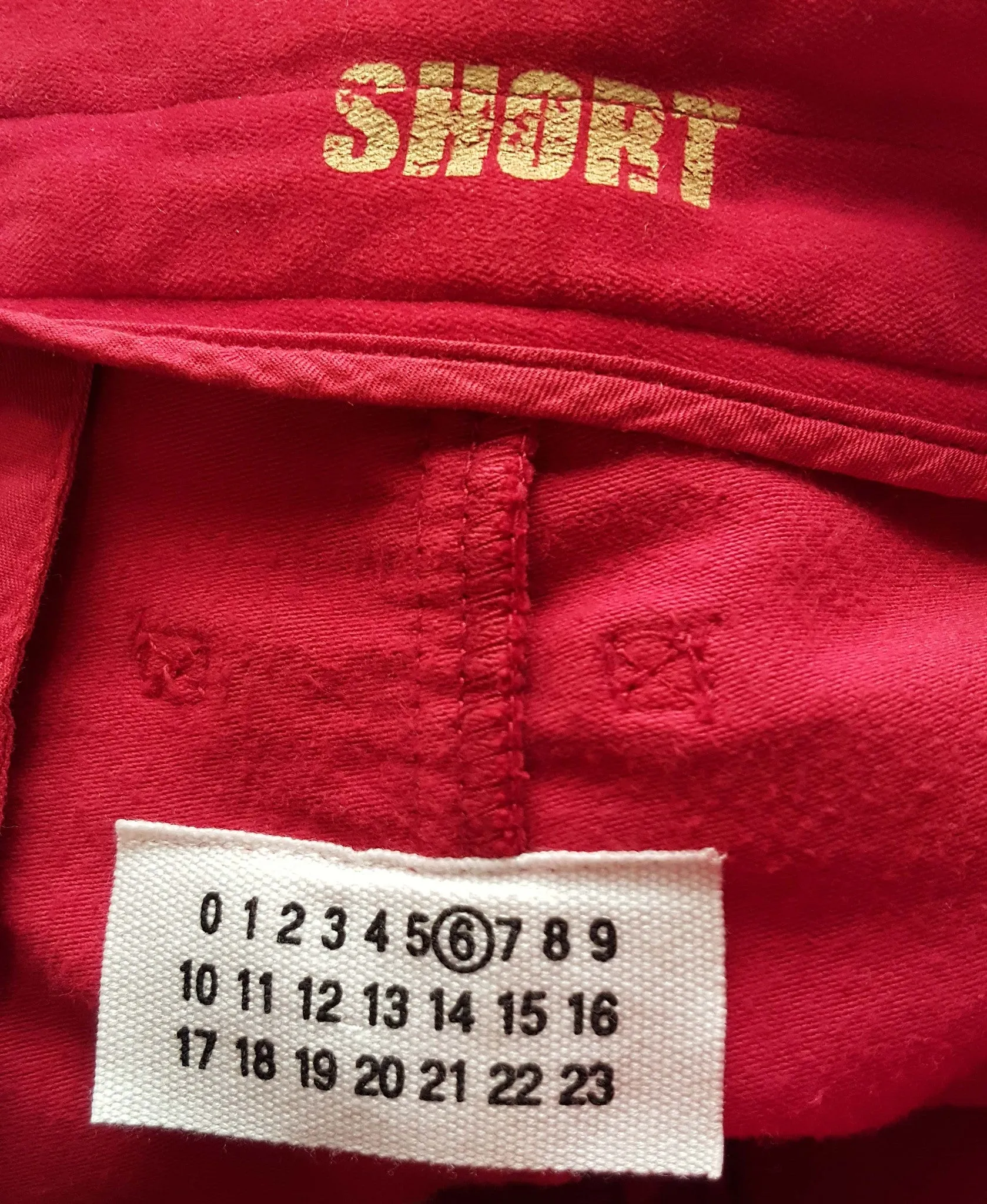 Iconic Margiela Line 6 "Short" Skirt