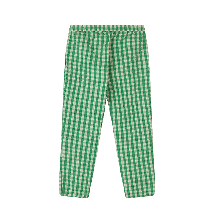 JUNA Karla Toiletry Bag & Barbara Lounge Pant Set, Green/Sand