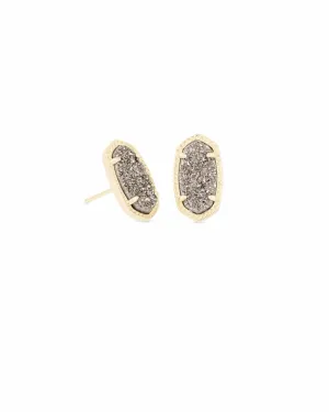Kendra Scott Ellie Earring - Gold Platinum Drusy