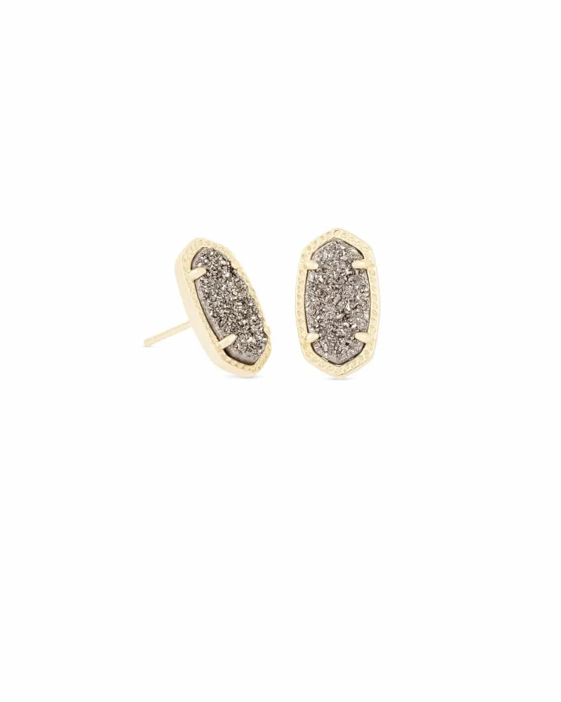Kendra Scott Ellie Earring - Gold Platinum Drusy