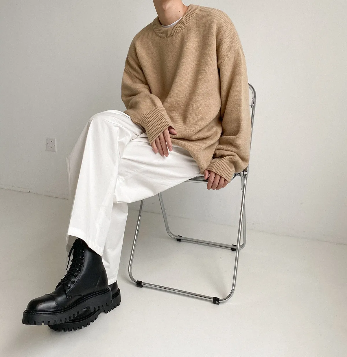 [Korean Style] 3 Colors Wool Knit Sweaters