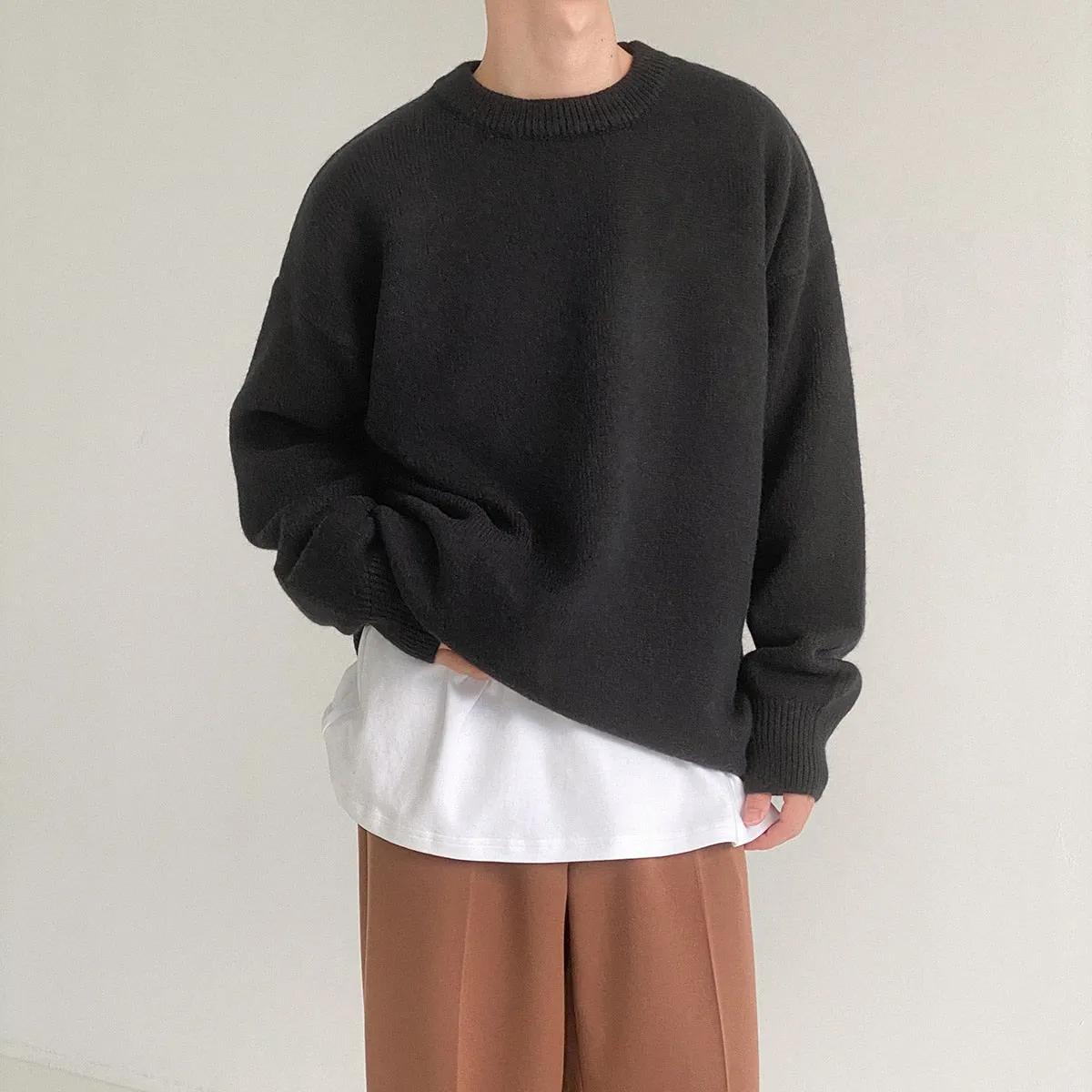 [Korean Style] 3 Colors Wool Knit Sweaters