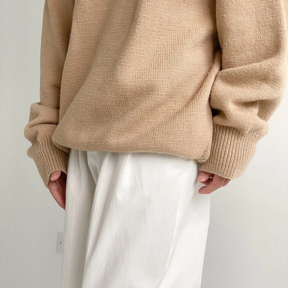 [Korean Style] 3 Colors Wool Knit Sweaters