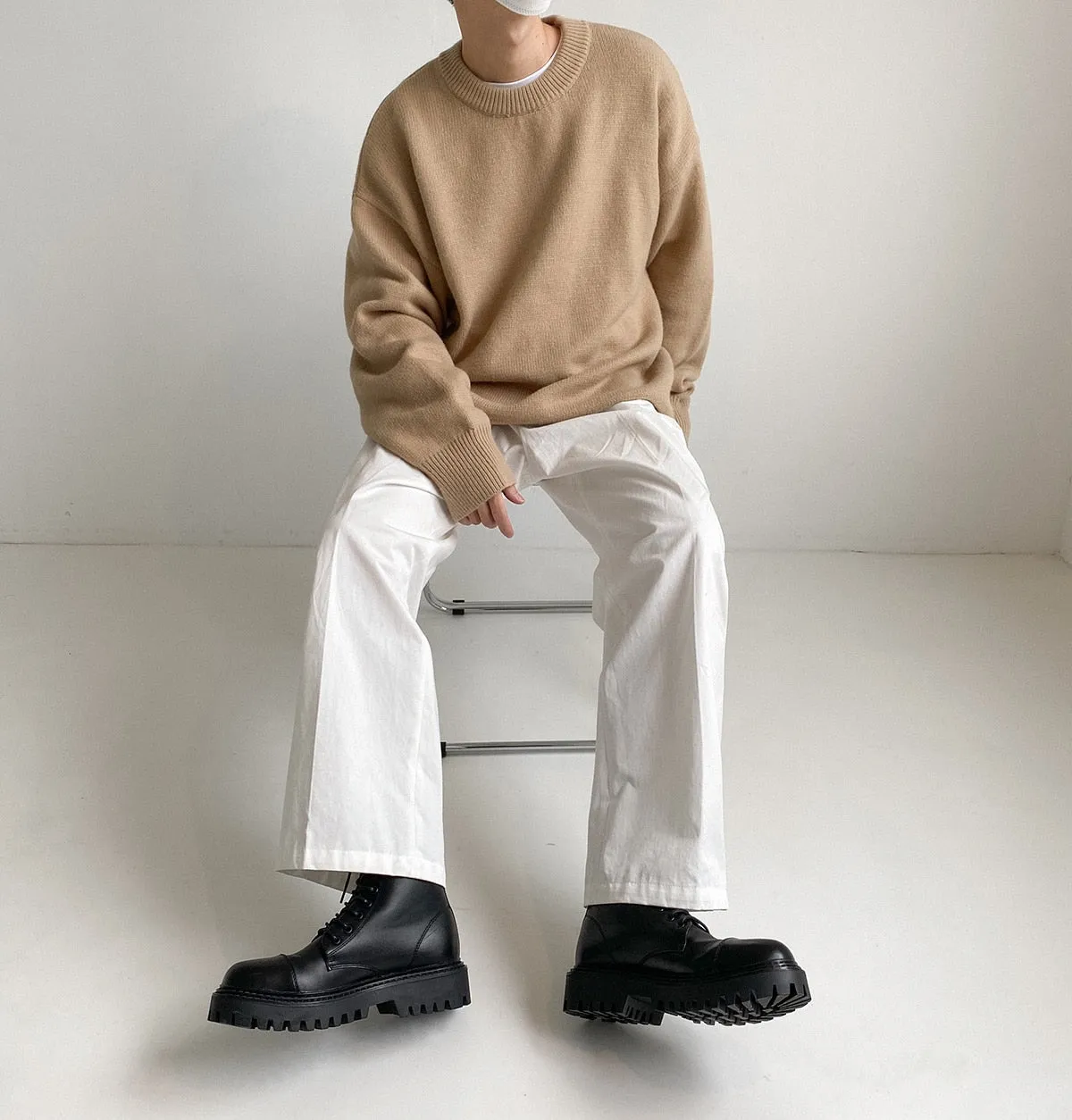 [Korean Style] 3 Colors Wool Knit Sweaters