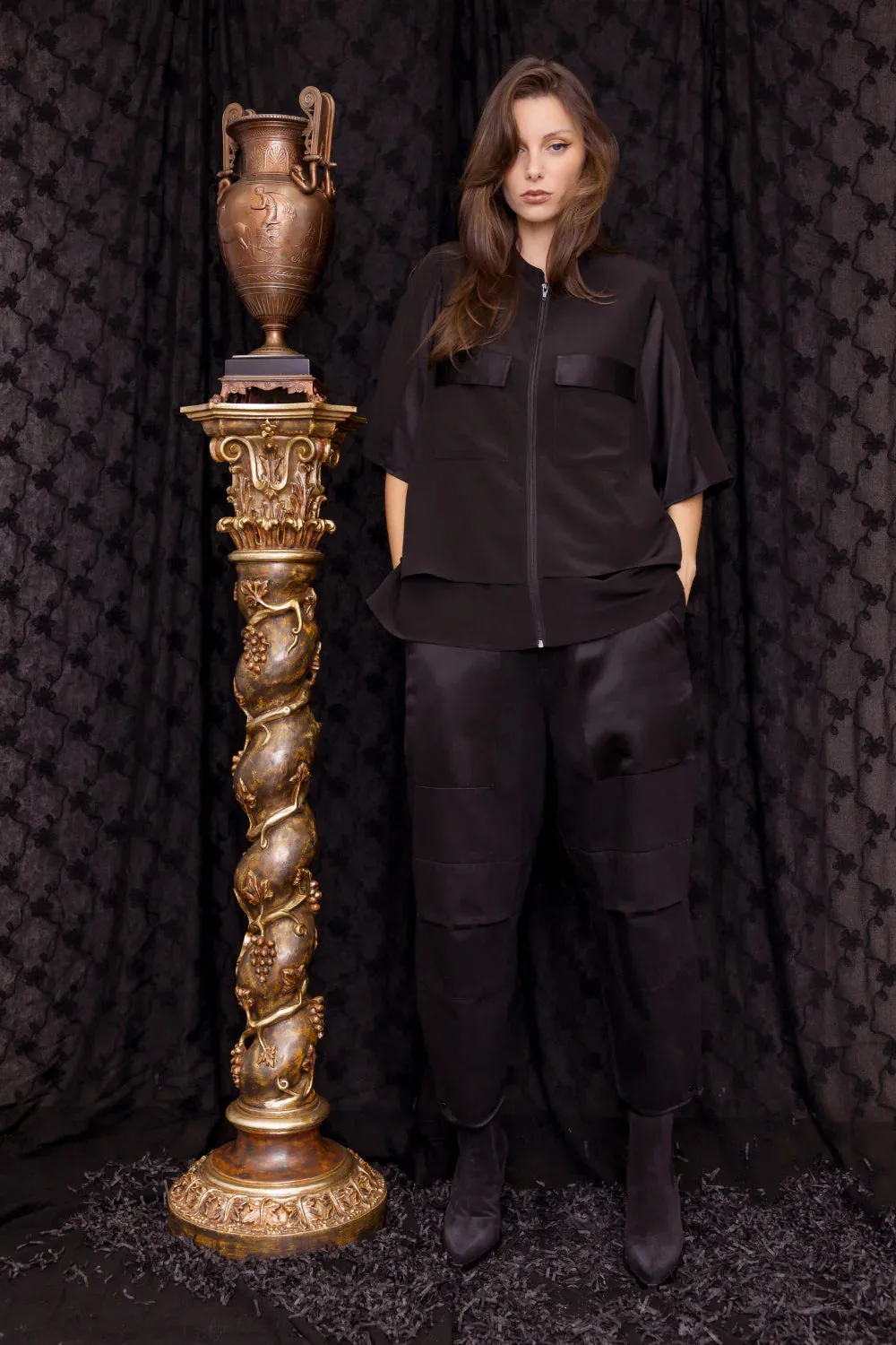 M.A. DAINTY Madge Pant black