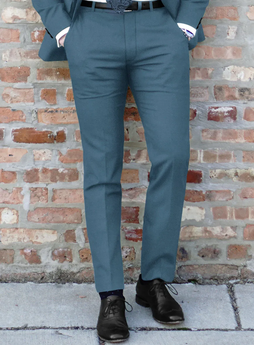 Marco Stretch Rich Blue Wool Pants