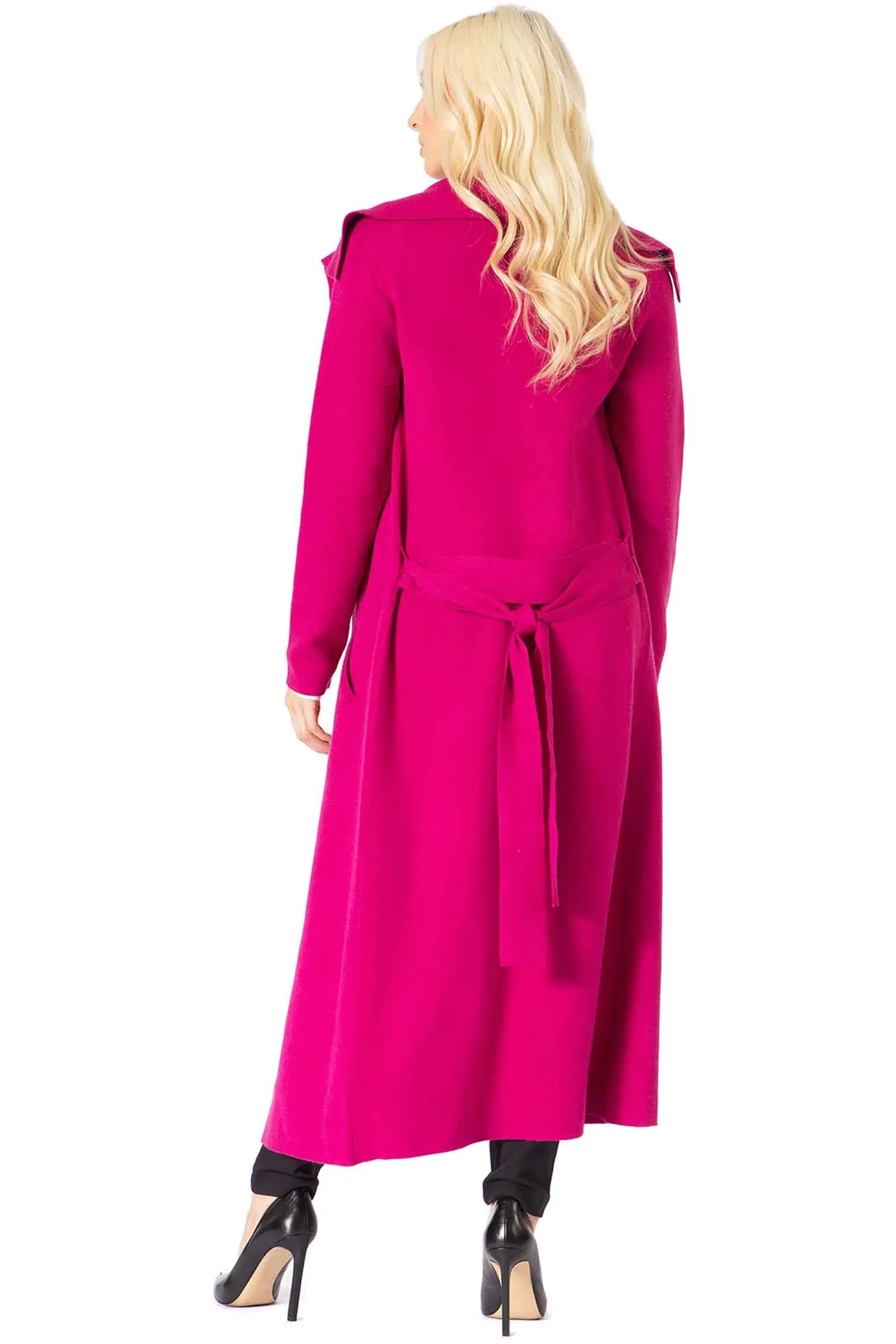 Maxsport MX35002 Tie-waist Knit Cardigan