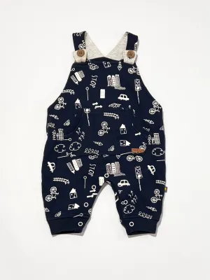 Navy fleece overalls - Size 000