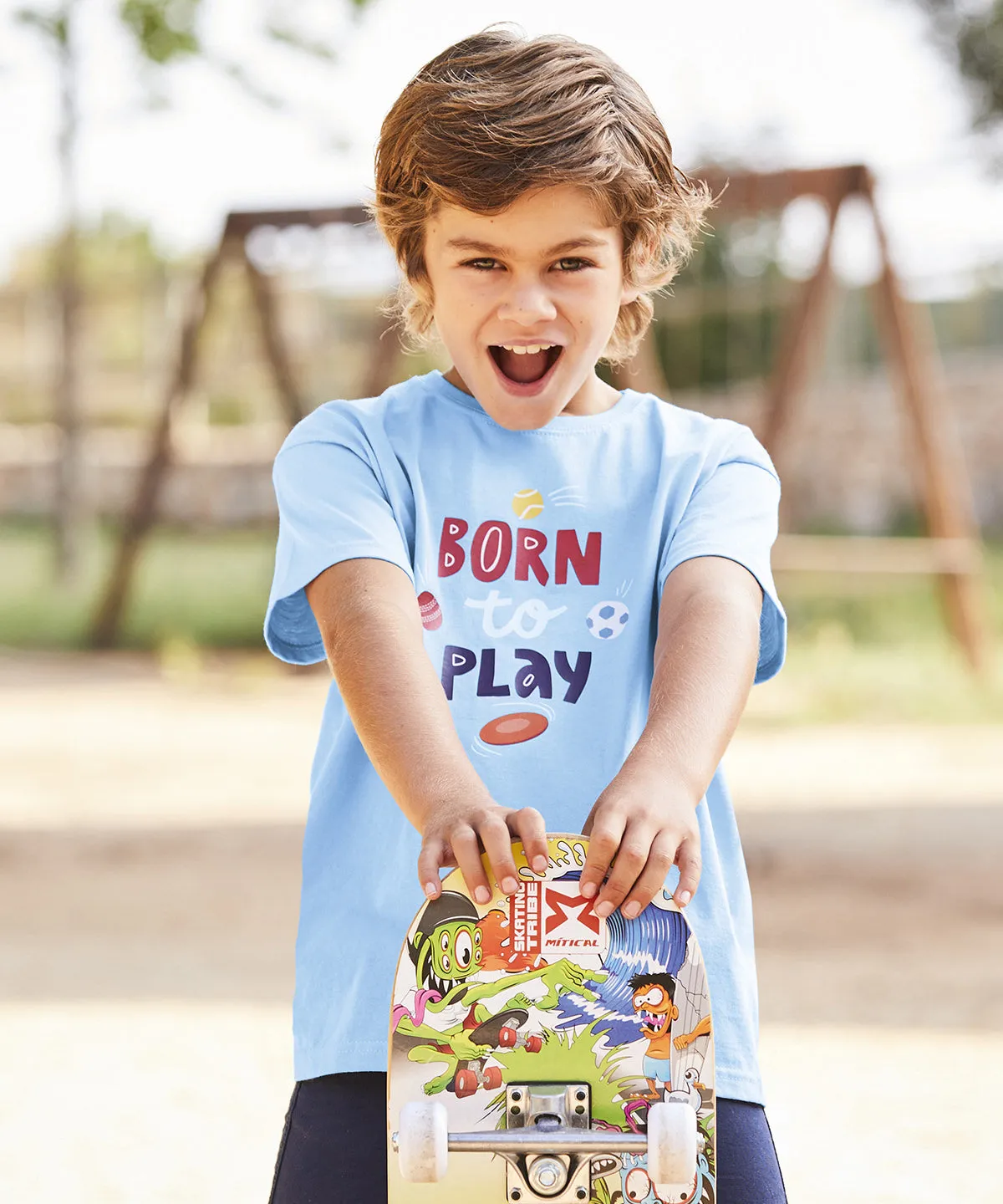 Orange - Kids valueweight T