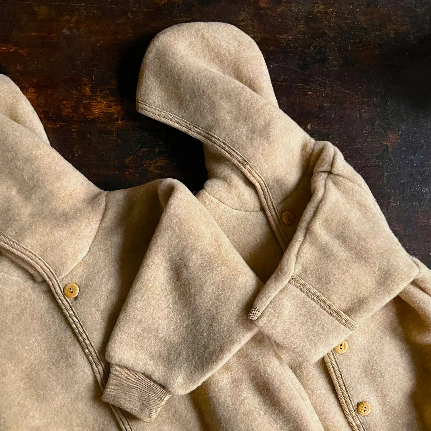 Pipit Baby & Kids Suit - Merino Wool Fleece - Squirrel