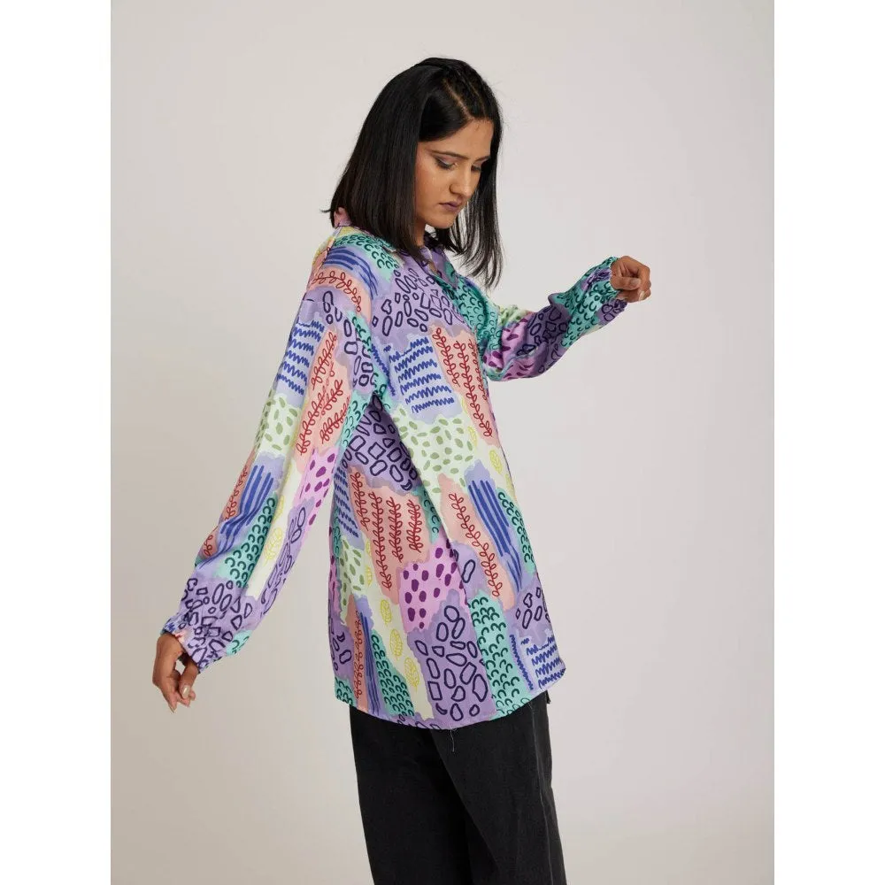 RadhaRaman Crystal Multi Color Shirt
