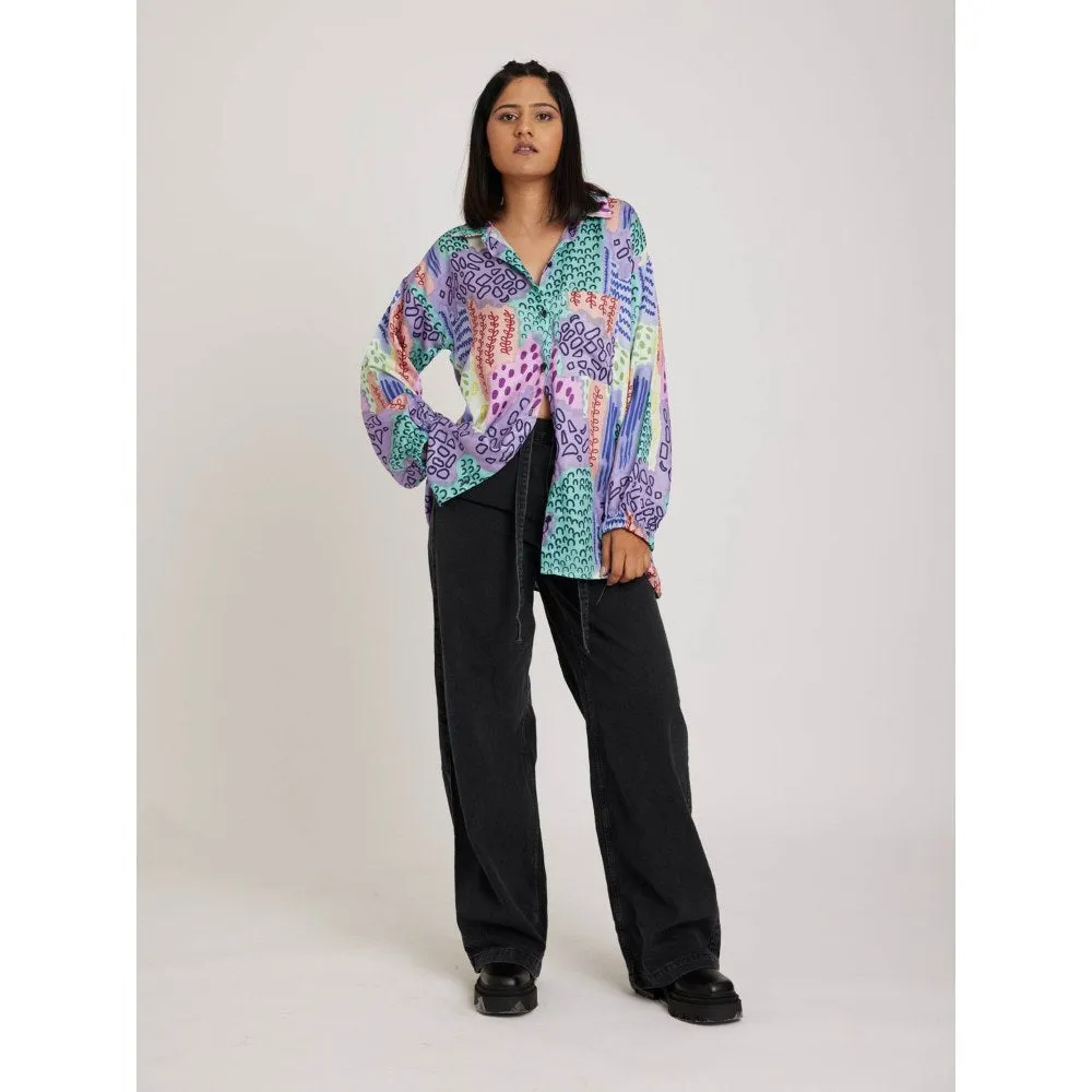 RadhaRaman Crystal Multi Color Shirt