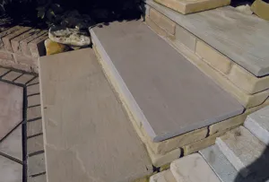 Raj Green Bullnosed Steps
