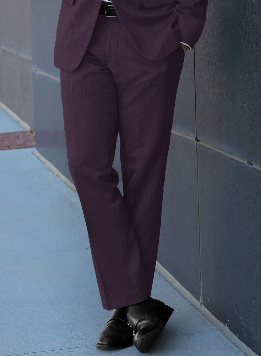 Reda Mauve Wool Pants